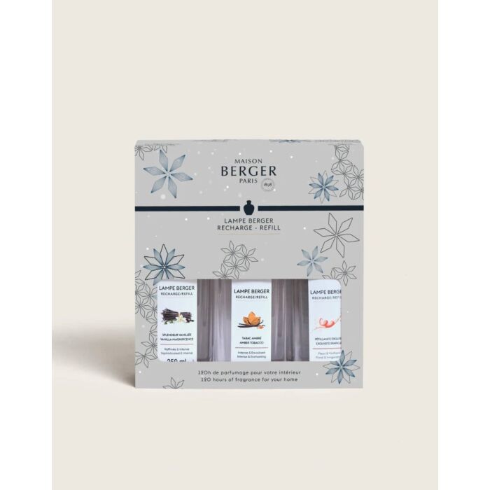 Maison Berger Triopack Rosalie Lamp Berger Refills 250ml